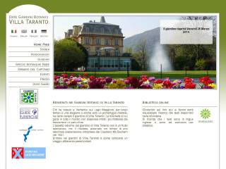 Thumbnail do site Jardins botaniques de la Villa Taranto