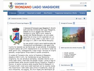 Thumbnail do site Site Officiel de la Commune de Tronzano